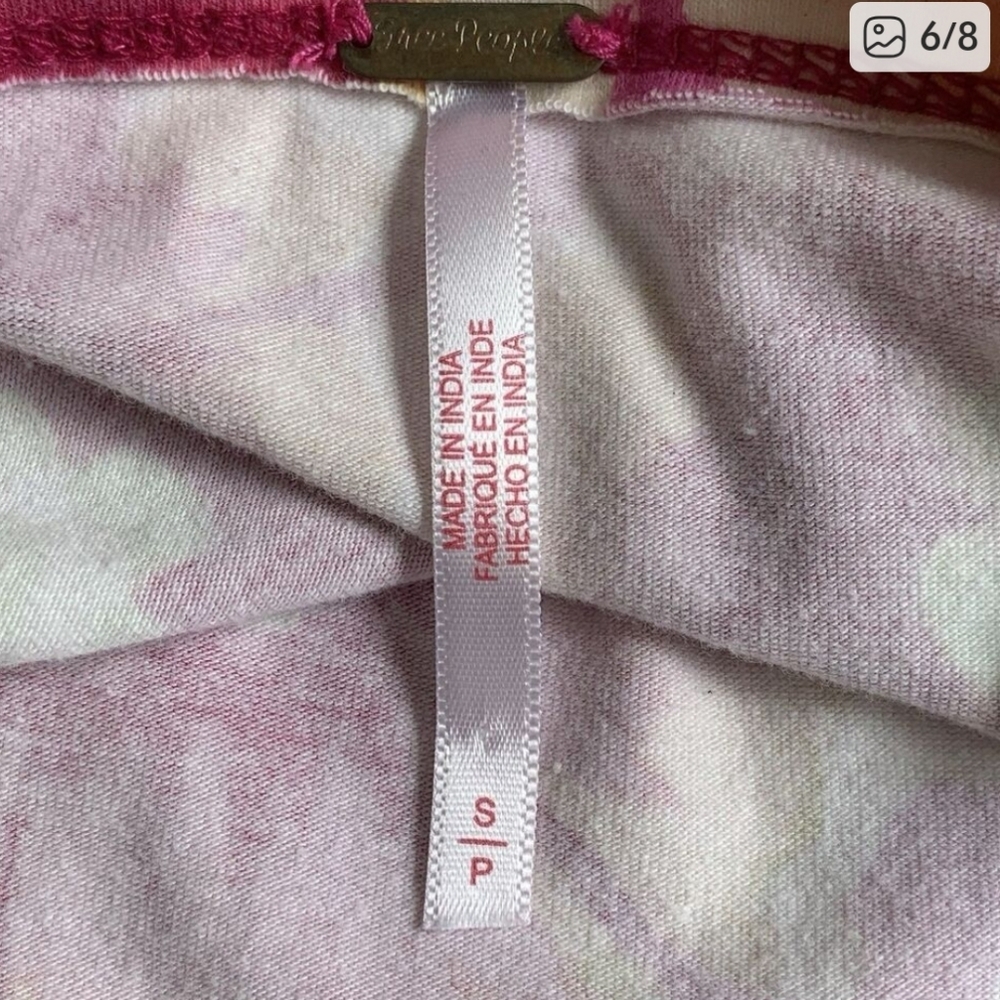 Free People Floral Cotton Top - Picture 8 of 11